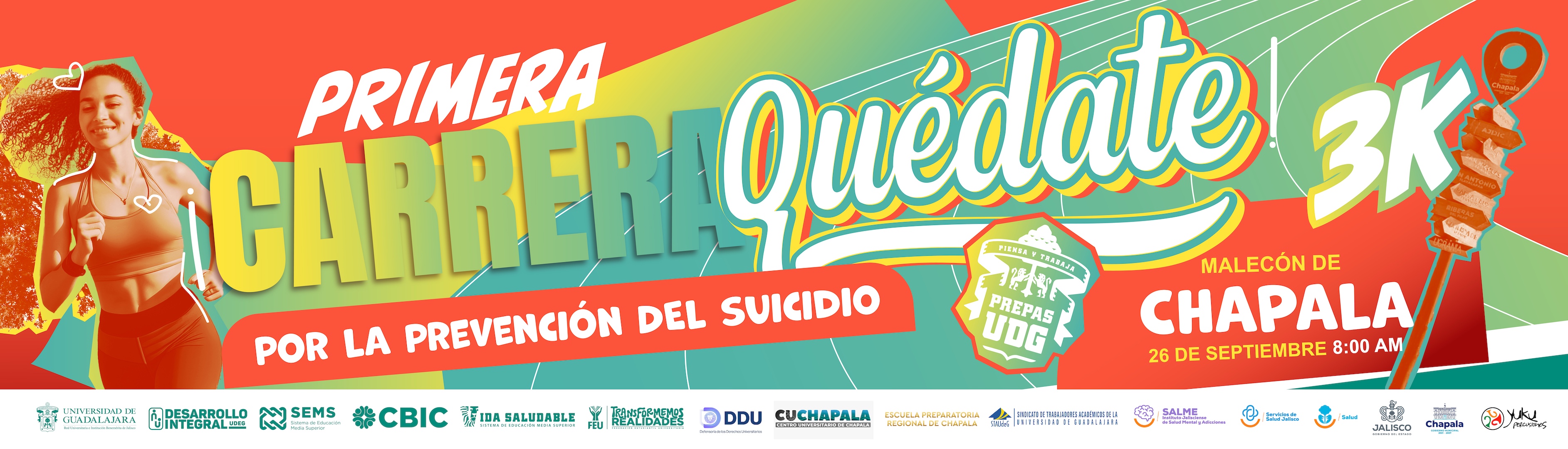 Primera Carrera por la Prevención del suicidio Quédate